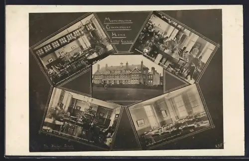 AK Bexhill, Metropolitan Convalescent Home Little Common, Siting Room, Building