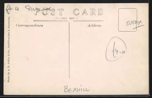 AK Bexhill, Metropolitan Convalescent Home Little Common, Siting Room, Building