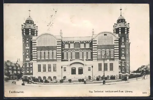 AK Eastburne, The Technical Institute end Free Library