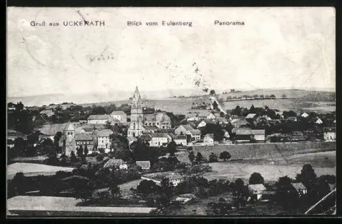 AK Uckerath, Blick vom Eulenberg, Panorama