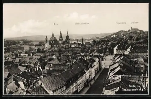 AK Fulda, Dom, Michaeliskirche, Frauenberg, Schloss