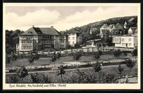 AK Bad Hersfeld, Kurhotel und Villen-Viertel