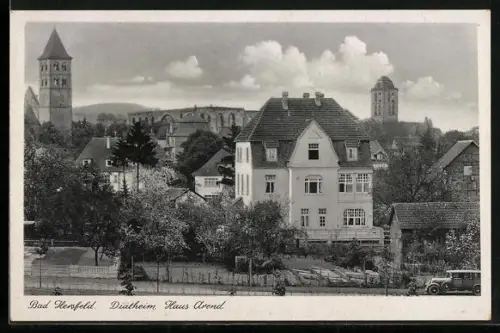 AK Bad Hersfeld, Diätheim, Haus Arend