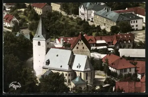 AK Bad Orb /Spessart, Martinskirche und Umgebung
