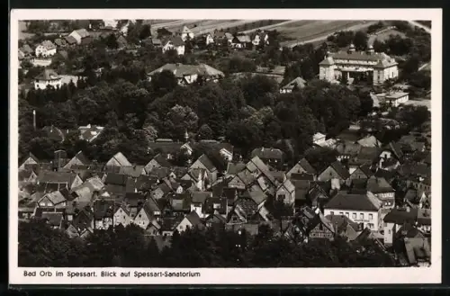 AK Bad Orb im Spessart, Blick auf Spessart-Sanatorium