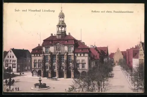 AK Lüneburg, Rathaus, ehem. Franziskanerkloster, Brunnen