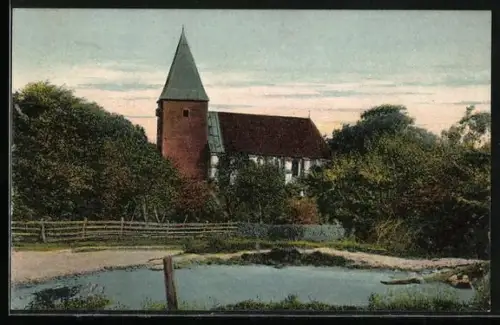 AK Raven /Lüneburger Heide, Alte Kirche