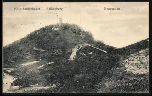 AK Hamburg-Neugraben, Burg Störtebeker, Falkenberg