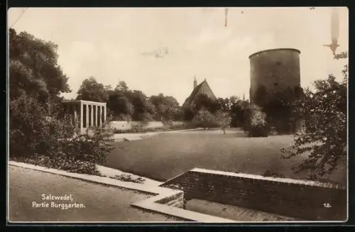 AK Salzwedel, Partie Burggarten