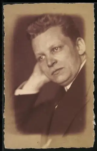 AK Dirigent Hermann Abendroth im Porträt
