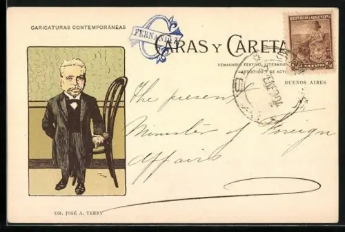 Lithographie Dr. José A. Terry, Caricaturas Contemporáneas