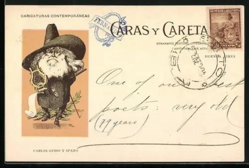 Lithographie Carlos Guido Y Spano, Caricaturas Contemporáneas