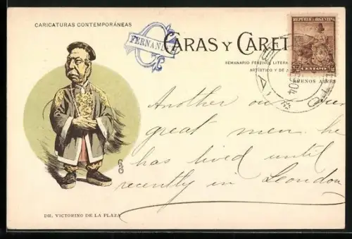 Lithographie Dr. Victorino de la Plaza, Caricaturas Contemporáneas