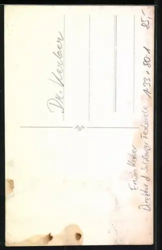 AK Erwin Kerber, Direktor der Salzburger Festspiele, Autograph