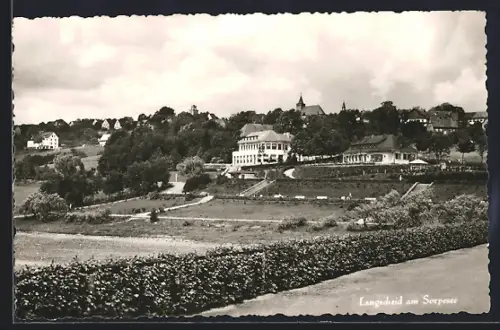 AK Langscheid am Sorpesee, Gasthäuser Seehof und Rathaus