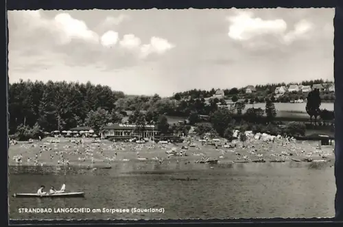 AK Langscheid am Sorpesee, Strandbad, Badegäste