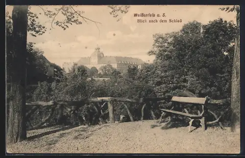 AK Weissenfels a. S., Blick nach dem Schloss