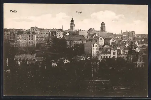 AK Zeitz, Totalansicht der Stadt