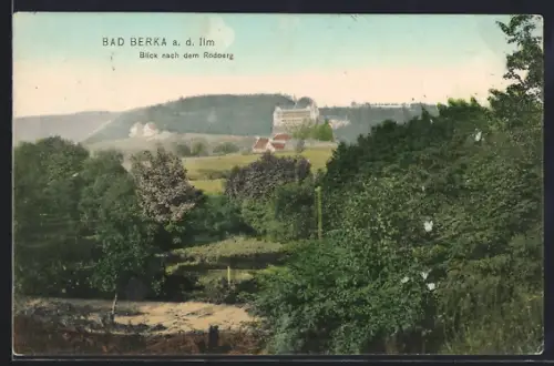AK Bad Berka a. d. Ilm, Blick nach dem Rodberg