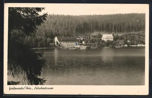 AK Gräfenroda /Thür., Lütschestausee