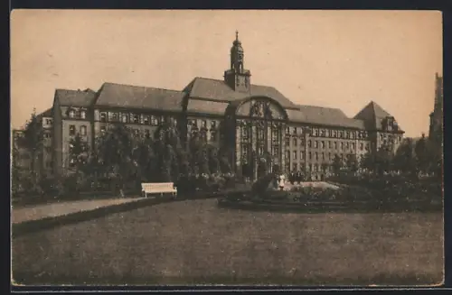 AK Essen / Ruhr, Justizgebäude am Haumannshof