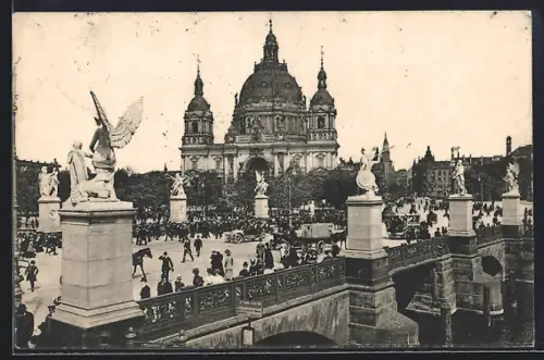 AK Berlin, Schlossbrücke, Dom