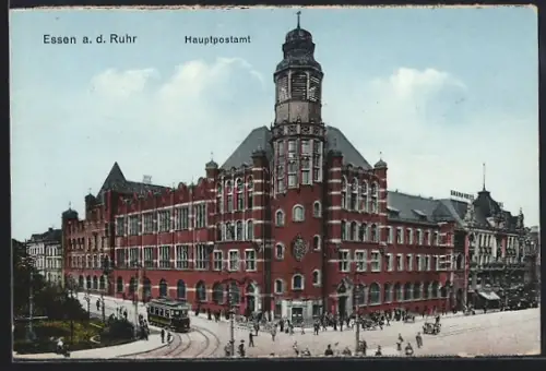 AK Essen a. d. Ruhr, Hauptpostamt