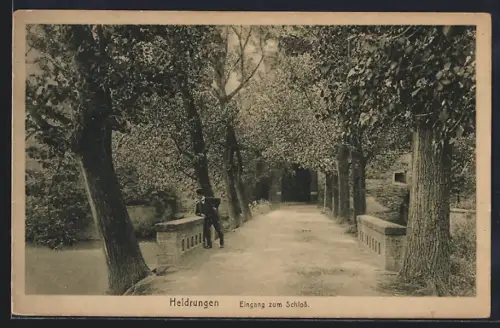 AK Heldrungen, Eingang zum Schloss
