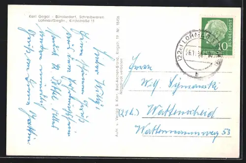 AK Lohmar /Siegkr., Kurheim