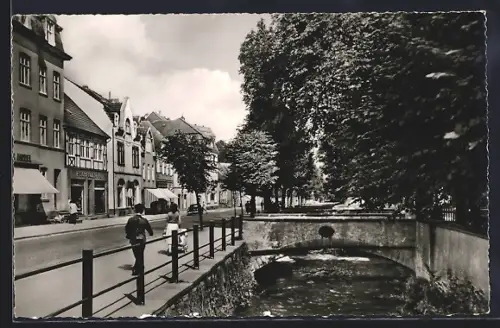 AK Warstein /Sauerland, Partie an der Hauptstrasse
