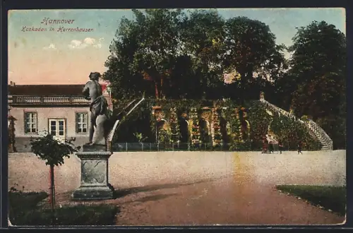 AK Hannover, Kaskaden in Herrenhausen