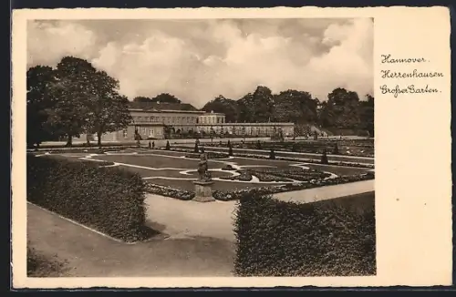 AK Hannover, Herrenhausen, Grosser Garten