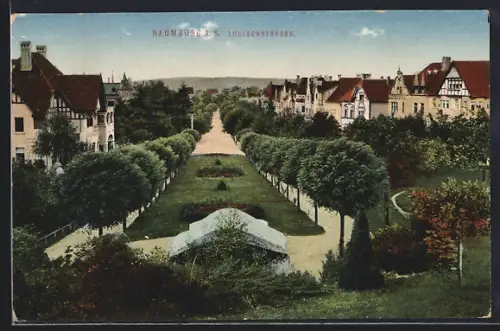 AK Naumburg a. S., Blick in die Louisenstrasse