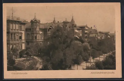 AK Friedrichroda, Alexandrinenstrasse