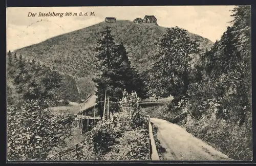 AK Inselsberg / Thür., Wegpartie