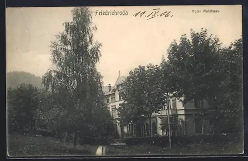 AK Friedrichroda, Hotel Waldhaus