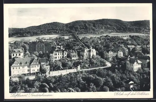 AK Sondershausen / Thüringen, Blick auf den Göldner