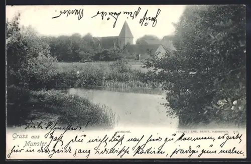 AK Munster, Blick zur Kirche