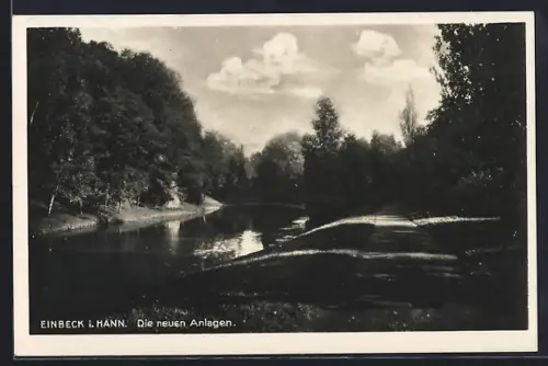 AK Einbeck i.Hann., Partie in den Anlagen
