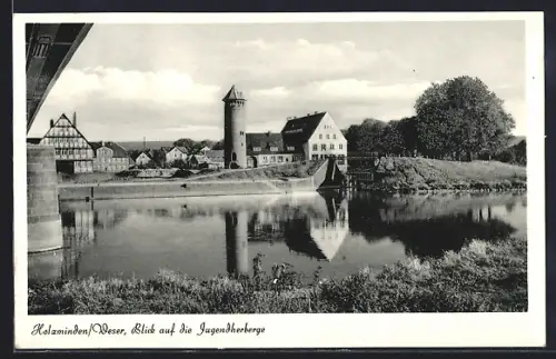 AK Holzminden / Weser, Blick zur Jugendherberge