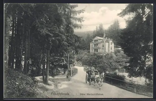 AK Friedrichroda, Hotel Waldschlösschen