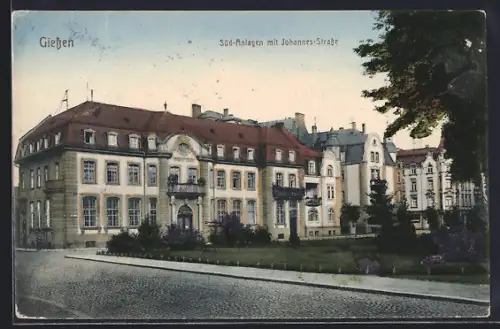 AK Giessen, Süd-Anlagen mit Johannes-Strasse