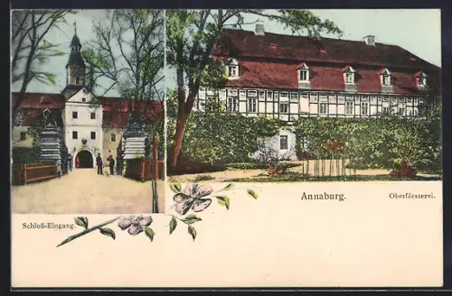 AK Annaburg, Oberförsterei, Schloss-Eingang