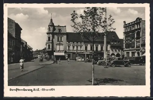 AK Senftenberg /N. L., Möbel-Handlung am Markt