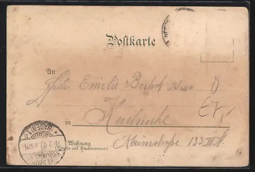 Lithographie Zunsweier, Gasthaus zur Krone, Schloss Ortenberg, Hohengeroldseck und Totalansicht, Zwerg mit Weinglas