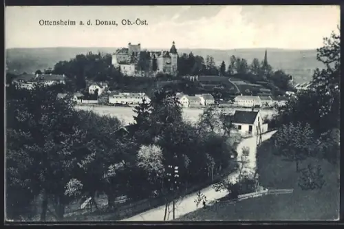 AK Ottensheim a. d. Donau, Totalansicht