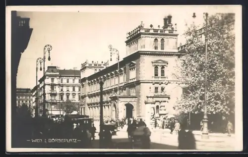 AK Wien, Börseplatz mit Börse