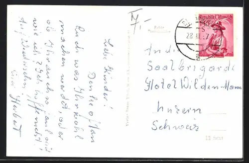 AK Reichenthal im Mühlkreis, Platzpartie mit Anlage u. Kirche