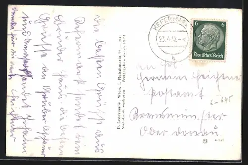 AK Kefermarkt, Panoramablick auf den Ort