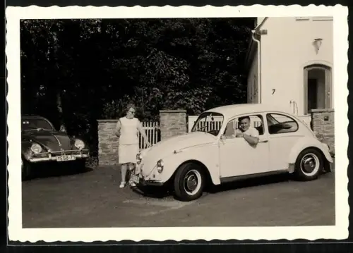 Fotografie Auto Volkswagen VW Käfer, PKW's mit DDR Kennzeichen RX 11-34